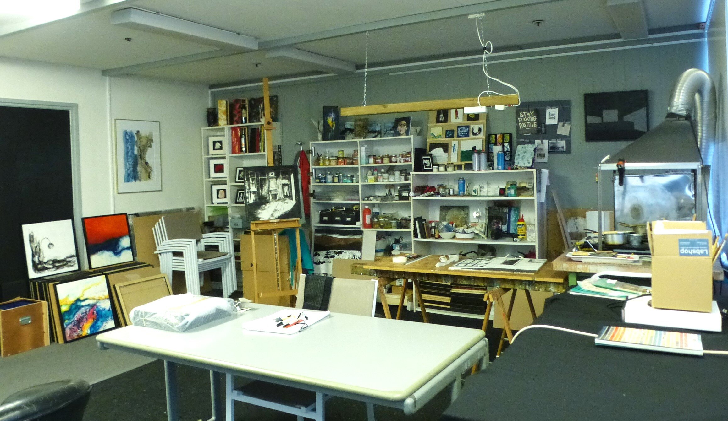 Het atelier van Maï Ver Eecke in Tilburg