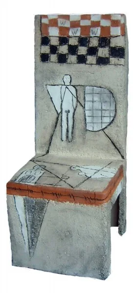 Hommage Anton Heyboer, hoogte 45 cm